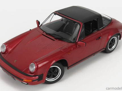 Porsche 911 SC Targa 1983 - With Extra Hard-Top 1:18 KK Scale červená metalická
