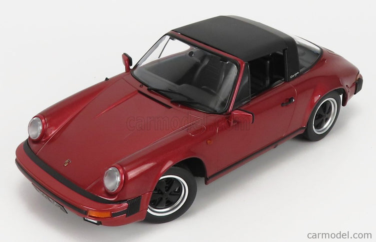 Porsche 911 SC Targa 1983 - With Extra Hard-Top 1:18 KK Scale červená metalická