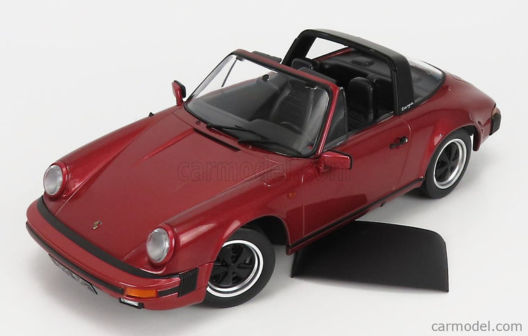 Porsche 911 SC Targa 1983 - With Extra Hard-Top 1:18 KK Scale červená metalická