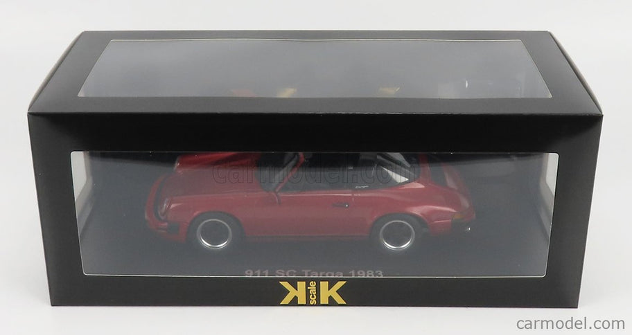 Porsche 911 SC Targa 1983 - With Extra Hard-Top 1:18 KK Scale červená metalická