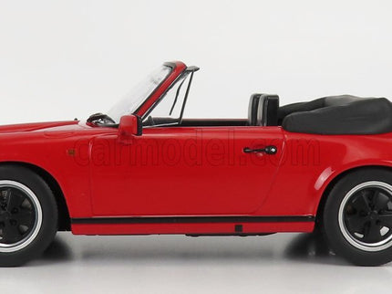 Porsche 911 SC Cabriolet 1983 - With Extra Soft-Top 1:18 KK Scale červená