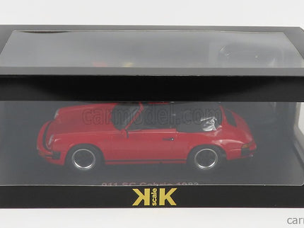 Porsche 911 SC Cabriolet 1983 - With Extra Soft-Top 1:18 KK Scale červená