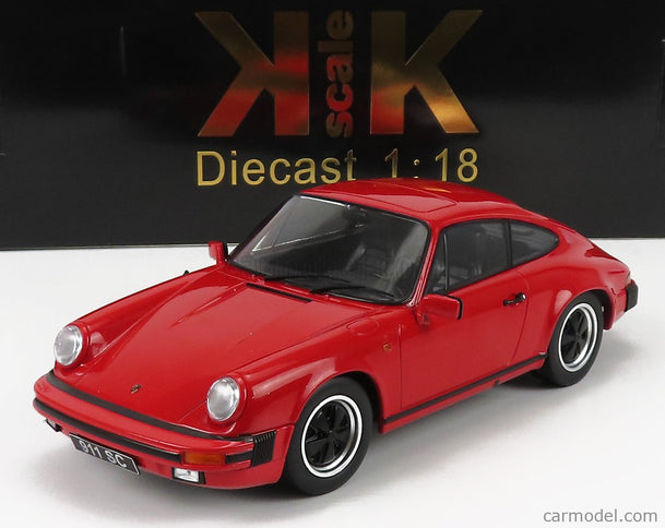 Porsche 911 SC Coupe 1983 1:18 KK Scale červená