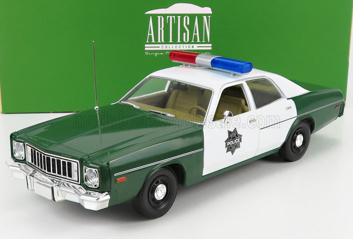 PLYMOUTH | FURY HAZZARD POLICE 1975 | GREEN WHITE