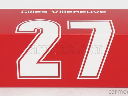 Ferrari F1 312T5 N°2 Monaco GP 1980 Gilles Villeneuve 1:43 Brumm červená