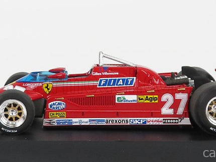 Ferrari F1 126CK Turbo N°27 Víťaz Monaco GP 1981 Gilles Villeneuve 1:43 Brumm červená