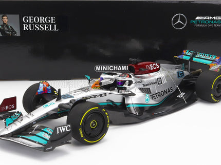 MERCEDES GP | F1 W13E TEAM MERCEDES-AMG PETRONAS F1 N 63 MIAMI GP 2022 GEORGE RUSSELL | SILVER GREEN