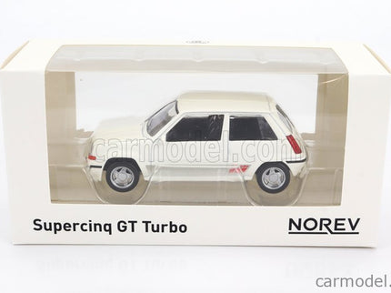 Renault R5 Supercinque GT Turbo Phase II 1988 1:43 Norev biela