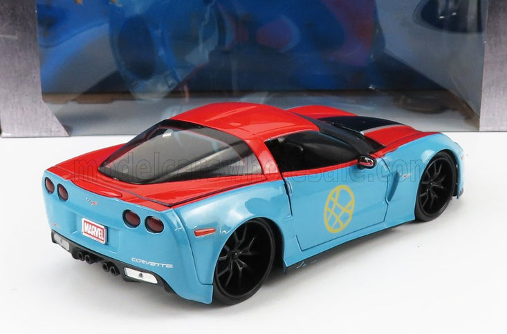 CHEVROLET | CORVETTE Z06 2015 WITH DOCTOR STRANGE FIGURE | BLUE RED