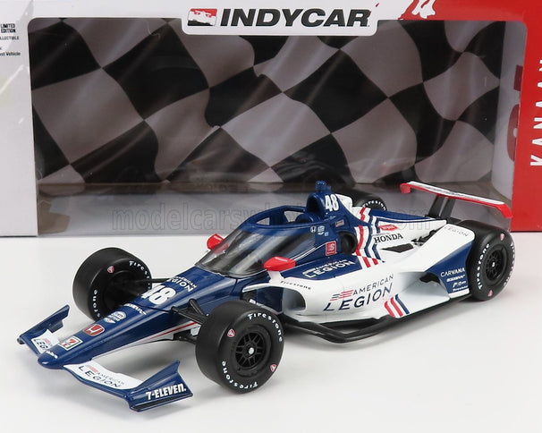 HONDA | TEAM CHIP GANASSI RACING N 48 INDIANAPOLIS INDY 500 INDYCAR SERIES 2021 T.KANAAN | BLUE WHITE