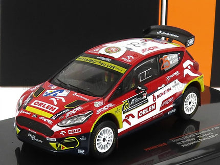 FORD ENGLAND | FIESTA R5 MKII N 25 RALLY ACROPOLIS 2021 M.PROKOP - M.ERNST | RED WHITE BLUE