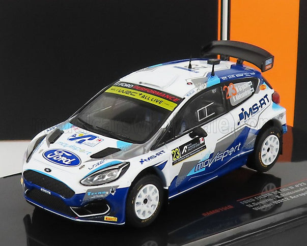 FORD ENGLAND | FIESTA R5 MKII N 23 WINNER WRC2 RALLY ACROPOLIS 2021 N.GRYAZIN - K.ALEKSANDROV | WHITE BLUE