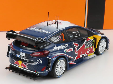 FORD ENGLAND | FIESTA WRC RED BULL N 2 RALLY MONTECARLO 2018 E.EVANS - D.BARRIT | BLUE YELLOW RED