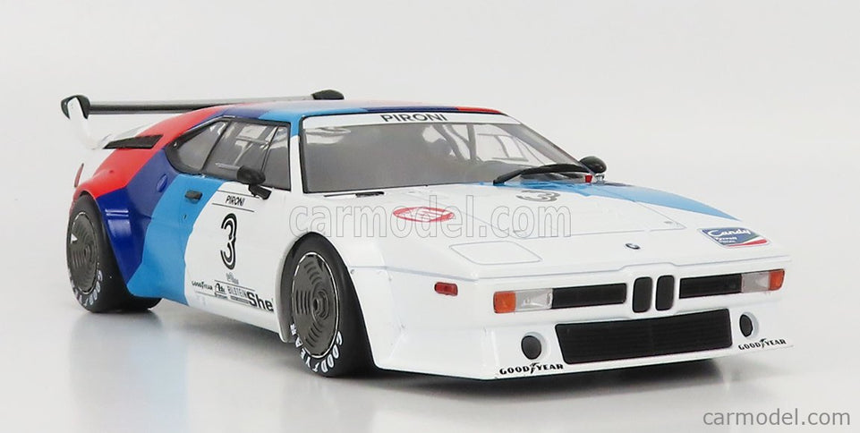 BMW M1 Procar Team Bmw Motorsport N°3 Procar Series Hockenheim 1979 D.Pironi 1:18 Werk83 biela červená modrá