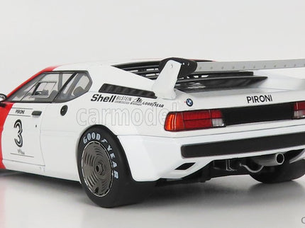 BMW M1 Procar Team Bmw Motorsport N°3 Procar Series Hockenheim 1979 D.Pironi 1:18 Werk83 biela červená modrá