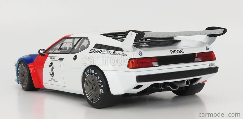 BMW M1 Procar Team Bmw Motorsport N°3 Procar Series Hockenheim 1979 D.Pironi 1:18 Werk83 biela červená modrá