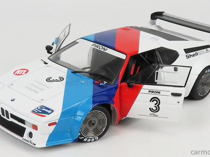 BMW M1 Procar Team Bmw Motorsport N°3 Procar Series Hockenheim 1979 D.Pironi 1:18 Werk83 biela červená modrá