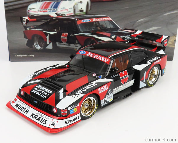 Ford Capri Turbo Gr.5 Zakspeed N°1 DRM 1980 Klaus Ludwig 1:18 Werk83 čierna