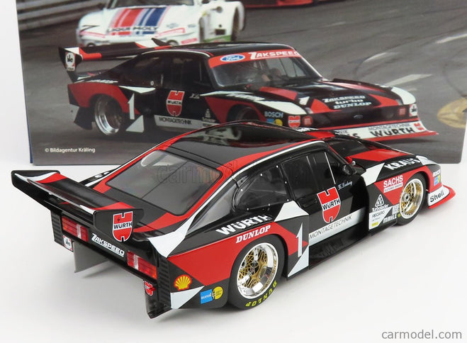Ford Capri Turbo Gr.5 Zakspeed N°1 DRM 1980 Klaus Ludwig 1:18 Werk83 čierna