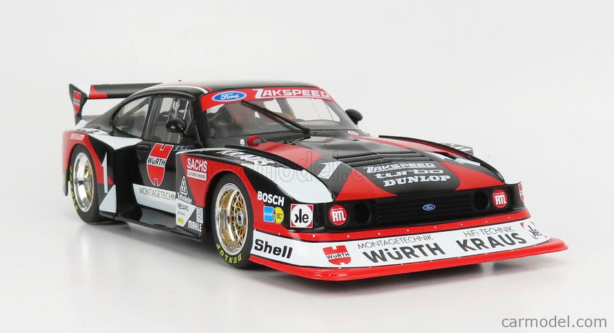 Ford Capri Turbo Gr.5 Zakspeed N°1 DRM 1980 Klaus Ludwig 1:18 Werk83 čierna
