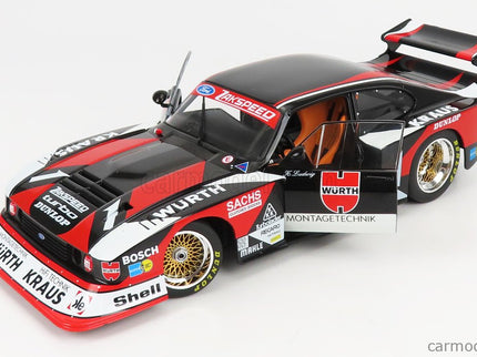 Ford Capri Turbo Gr.5 Zakspeed N°1 DRM 1980 Klaus Ludwig 1:18 Werk83 čierna