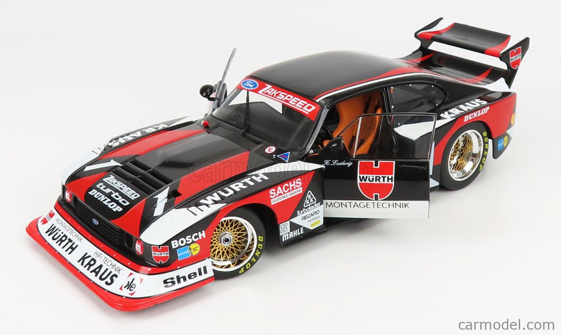 Ford Capri Turbo Gr.5 Zakspeed N°1 DRM 1980 Klaus Ludwig 1:18 Werk83 čierna