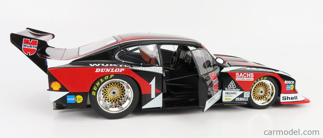 Ford Capri Turbo Gr.5 Zakspeed N°1 DRM 1980 Klaus Ludwig 1:18 Werk83 čierna