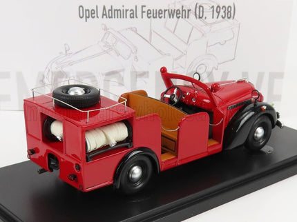 OPEL | ADMIRAL TRUCK FEUERWEHR - FIRE ENGINE GERMANY 1938 | RED