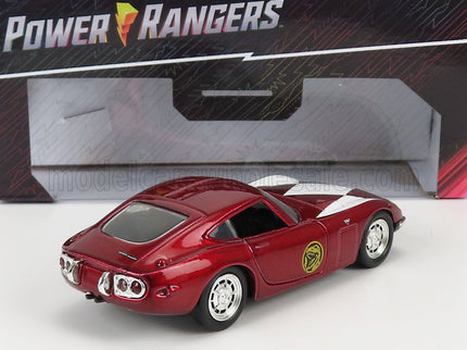 TOYOTA | 2000GT COUPE 1967 WITH POWER RANGERS FIGURE | RED MET WHITE