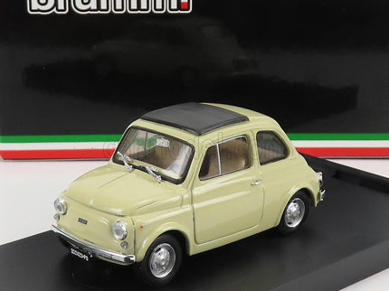 Fiat 500R Tetto Chiuso - Closed 1972 1:43 Brumm Avorio Antico