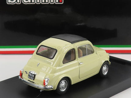 Fiat 500R Tetto Chiuso - Closed 1972 1:43 Brumm Avorio Antico