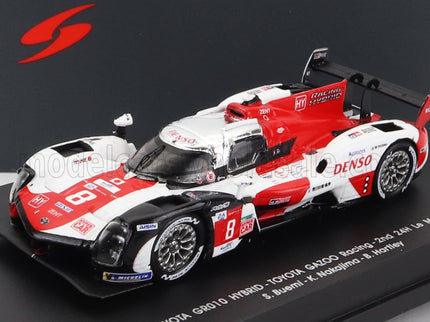 TOYOTA | GR010 3.5L V6 TWIN TURBO HYBRID TEAM GAZOO RACING N 8 2nd 24h LE MANS 2021 S.BUEMI - N.NAKAJIMA - B.HARTLEY | WHITE RED