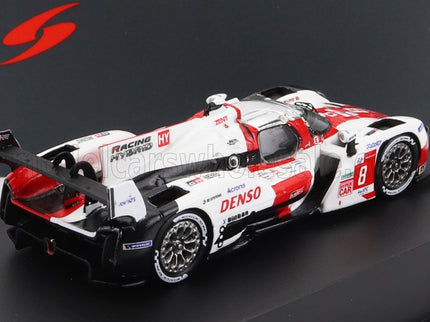 TOYOTA | GR010 3.5L V6 TWIN TURBO HYBRID TEAM GAZOO RACING N 8 2nd 24h LE MANS 2021 S.BUEMI - N.NAKAJIMA - B.HARTLEY | WHITE RED