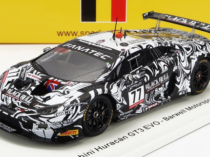 LAMBORGHINI | HURACAN GT3 EVO TEAM BARWELL MOTORSPORT N 77 24h SPA 2022 A.AL HARTHY - S.DE HAAN - A.MACDOWALL - S.MITCHELL | BLACK WHITE
