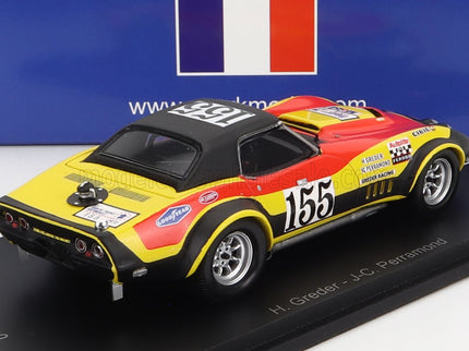 CHEVROLET | CORVETTE C3 N 155 TOUR DE FRANCE 1970 H.GREDER - J.C.PERRAMOND | RED YELLOW BLACK