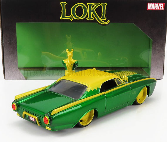 FORD USA | THUNDERBIRD WITH MARVEL LOKI 1963 | GREEN YELLOW