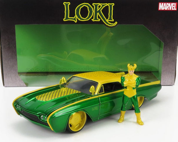 FORD USA | THUNDERBIRD WITH MARVEL LOKI 1963 | GREEN YELLOW
