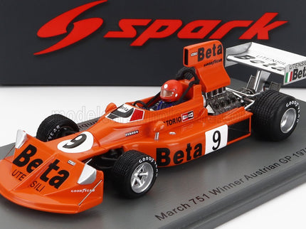 MARCH | F1  751 BETA N 9 WINNER AUSTRIAN GP 1975 VITTORIO BRAMBILLA | RED