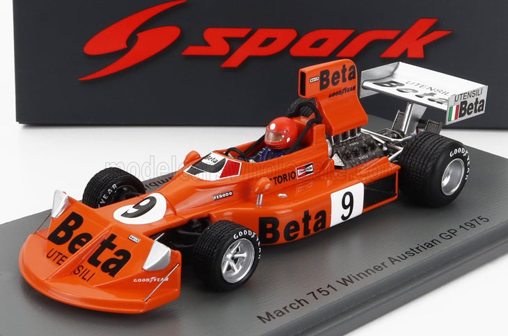 MARCH | F1  751 BETA N 9 WINNER AUSTRIAN GP 1975 VITTORIO BRAMBILLA | RED