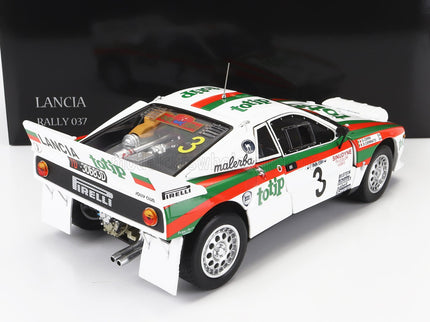 LANCIA | 037 TOTIP N 3 RALLY ISOLA D'ELBA 1985 D.CERRATO - G.CERRI | WHITE RED GREEN