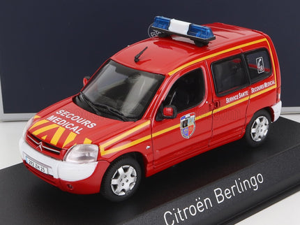 CITROEN | BERLINGO POMPIERS SECOURS MEDICAL 2004 | RED WHITE