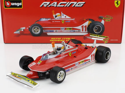 FERRARI | F1  312T4 N 11 WINNER GP MONZA JODY SCHECKTER (WITH PILOT FIGURE) 1979 WORLD CHAMPION | RED