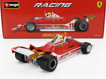 FERRARI | F1  312T4 N 11 WINNER GP MONZA JODY SCHECKTER (WITH PILOT FIGURE) 1979 WORLD CHAMPION | RED