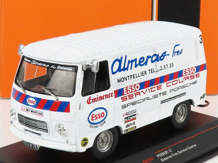 Peugeot J7 Van Esso Almeras Fres Service Rally Course 1969 1:43 IXO Models biela