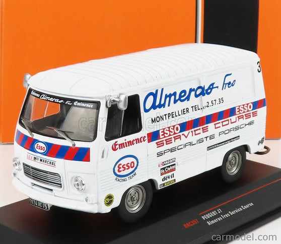 Peugeot J7 Van Esso Almeras Fres Service Rally Course 1969 1:43 IXO Models biela