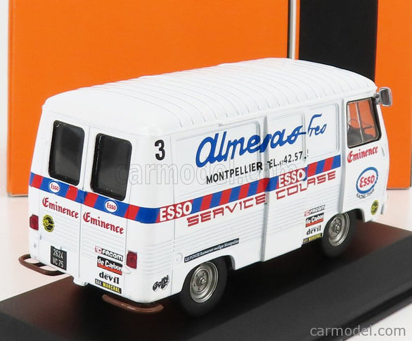 Peugeot J7 Van Esso Almeras Fres Service Rally Course 1969 1:43 IXO Models biela