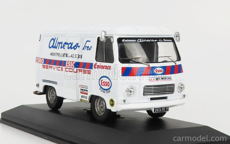 Peugeot J7 Van Esso Almeras Fres Service Rally Course 1969 1:43 IXO Models biela