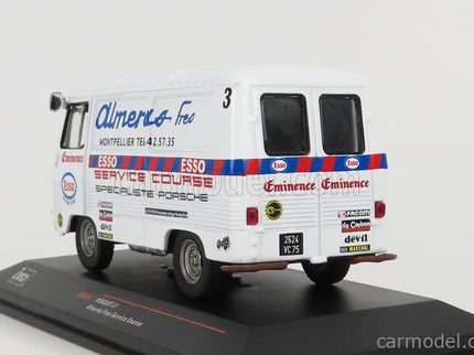 Peugeot J7 Van Esso Almeras Fres Service Rally Course 1969 1:43 IXO Models biela