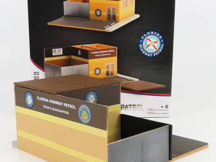 Accessories Set Officina Garage Mechanic's Corner Pursuit Central Command Florida Highway Patrol Station 1:64 Greenlight hnedá krémová