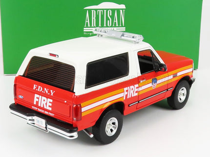 FORD USA | BRONCO FDNY NEW YORK FIRE ENGINE 1996 | RED WHITE